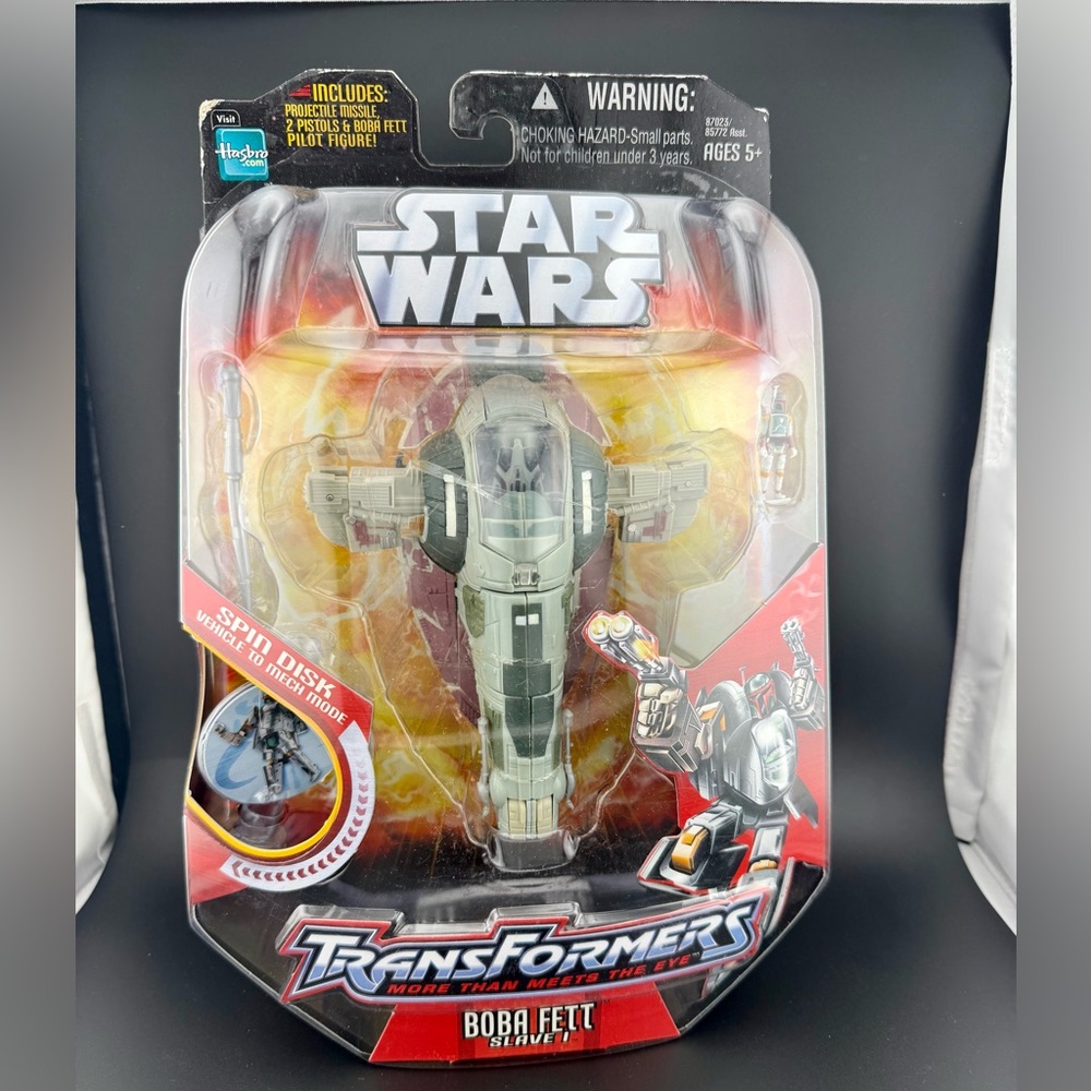 Hasbro Star Wars Transformers Boba Fett Slave 1 -new
